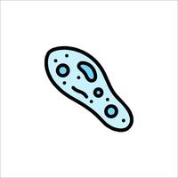 An illustration of a bacteria on a white background vector