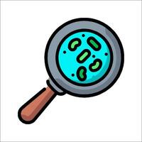 Magnifying glass icon illustration vector