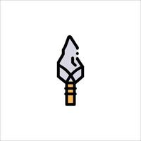 A knife icon on a white background vector