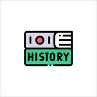 History logo design vector