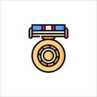 Medal award icon illustration vector