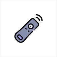 A remote control icon on a white background vector
