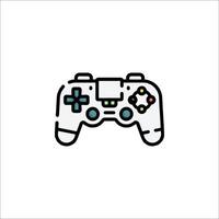 A game controller icon on a white background vector