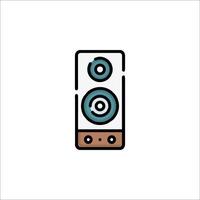 A speaker icon on a white background vector