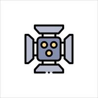 A camera icon on a white background vector
