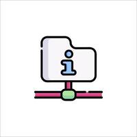 A file icon with a green arrow pointing to it vector