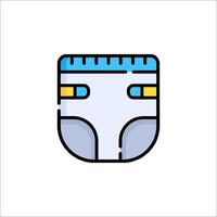 A cartoon underwear icon on a white background vector