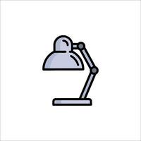 A lamp icon on a white background vector