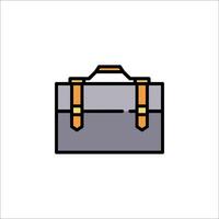 A briefcase icon on a white background vector
