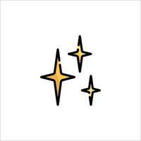 A star icon with a gold star on it vector