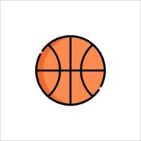 Basketball icon illustration vector