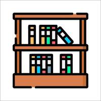 Library icon illustartion vector