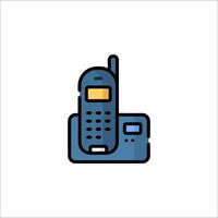 A phone icon on a white background vector