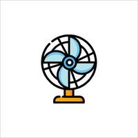 A fan icon on a white background vector