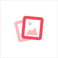 A photo of a mountain and a mountain in the background vector