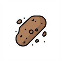 A potato icon on a white background vector