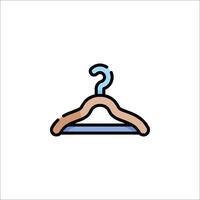 A hanger with a question mark on it vector