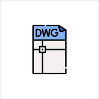 A white background with a blue and white box with the word dg vector