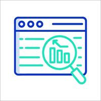 Search engine optimization icon vector