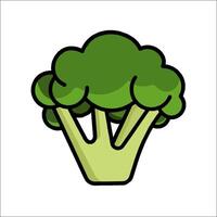 Broccoli icon illustration vector