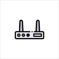 A router icon on a white background vector