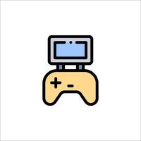 A game controller icon on a white background vector