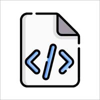 A file icon with a blue arrow on it vector