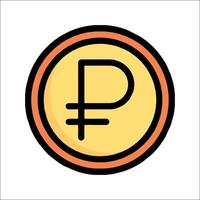 The symbol for the currency of the russian federation vector