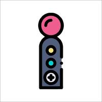 A game controller icon on a white background vector