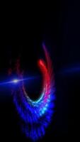 a sparkling time portal disk resembling a firework hoop video