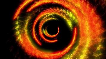 a sparkling time portal disk resembling a firework hoop video
