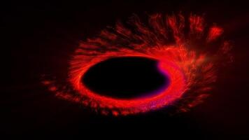 a sparkling time portal disk resembling a firework hoop video