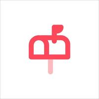 Mailbox logo design vector
