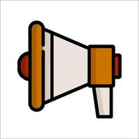 A megaphone icon on a white background vector