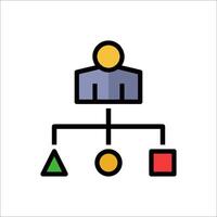 A person is standing in front of a group of people vector