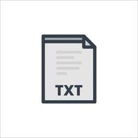 Text icon on white background vector
