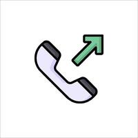 A phone with an arrow pointing up and a green arrow pointing down vector