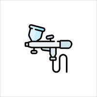 A spray gun icon on a white background vector