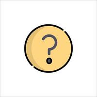 Question mark icon illustration vector