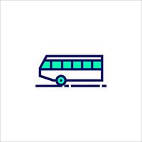 Bus icon, line icon, illustration vector