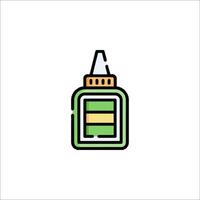 A bottle of glue icon on a white background vector