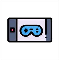 A game controller on a white background vector