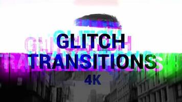 Glitch Transitions 4K motion_graphic