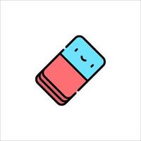 A blue and red ice cream bar icon vector