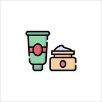 A tube of cream and a tube of cream vector