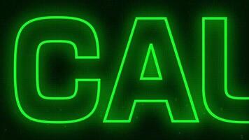 écoulement texte animation avec problème, néon, cyber et ordinateur graphique motion_graphic