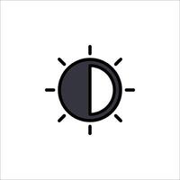 A black and white icon of a clock vector