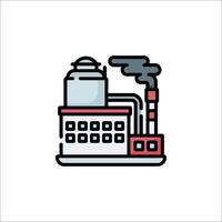 Factory factory icon illustration vector