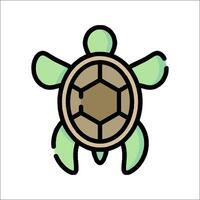 A turtle icon on a white background vector