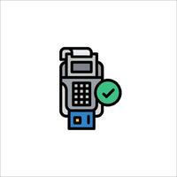 A phone with a check mark on it vector